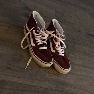 high top vans ** warn only a couple times*